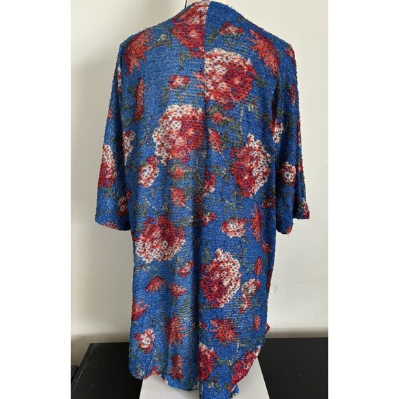 Lularoe Women's Lindsay Multi Color Floral Kimono Cardigan Size Small NWT - Picture 4 of 4